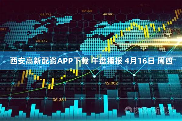 西安高新配资APP下载 午盘播报 4月16日 周四